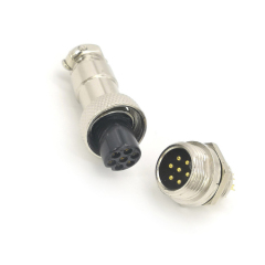 Aviation GX12 waterproof metal plug connector