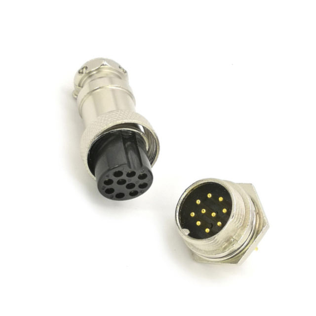 GX16 male female plug socket Panel Mount aviation circular cable connector