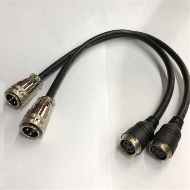 XS16 quick push pull IP65 male female metal connector
