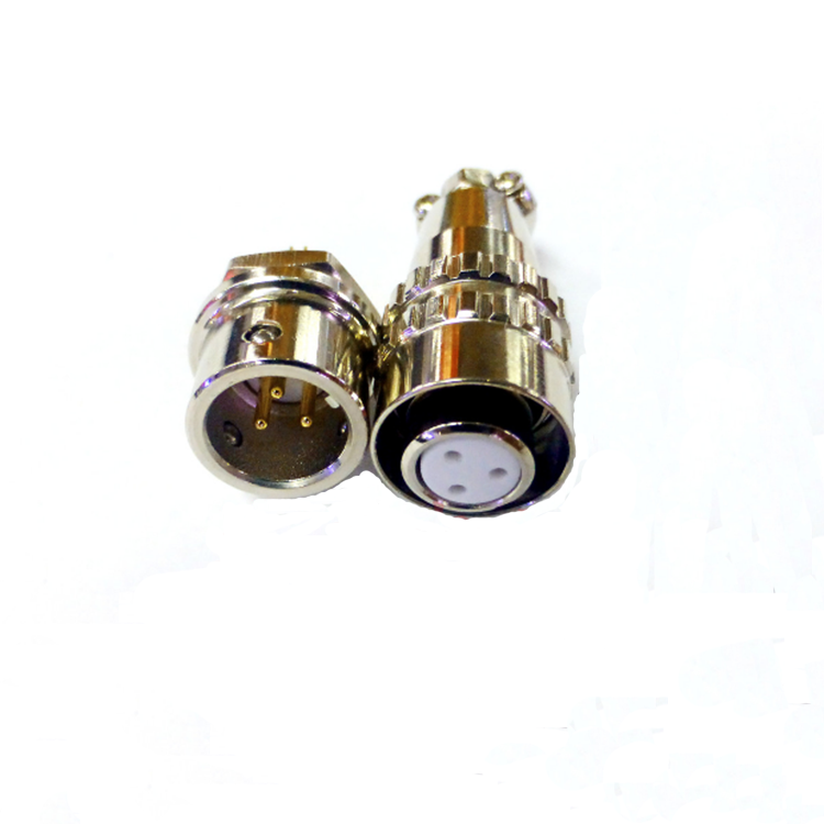 XS9 aviation panel front mount socket connector