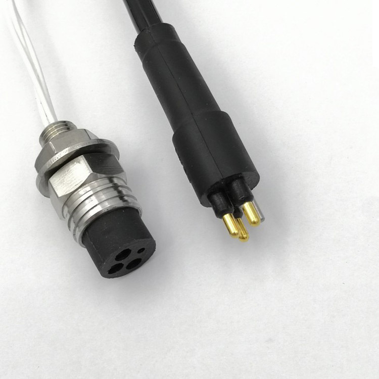 3 pin pluggable wet robot cable underwater connector