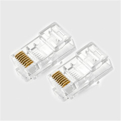 RJ45 Cat5e UTP unshielded web crystal head network cable connector