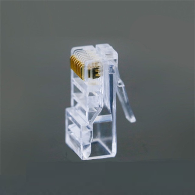 RJ45 Cat5e UTP unshielded web crystal head network cable connector