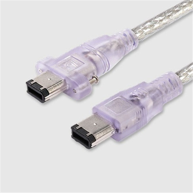 AVT firewire 6pin female to 6pin female cable industrial camera ieee 1394 connecting cable