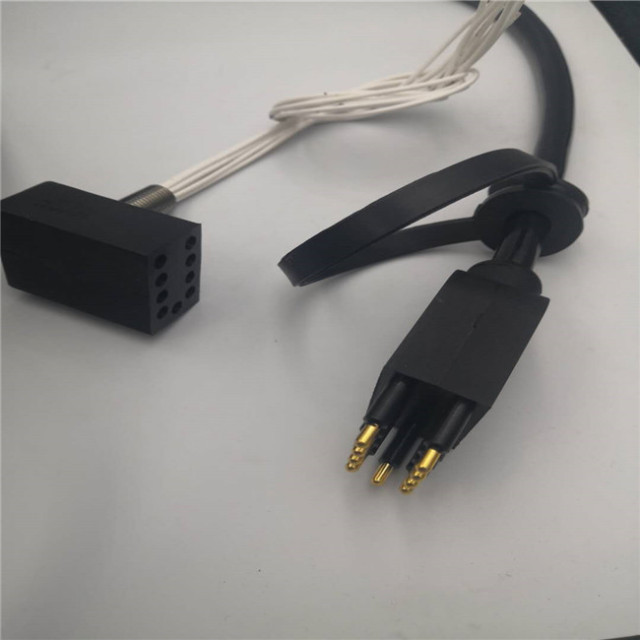 Subconn waterproof 9 pin right angle rov electric cable connector