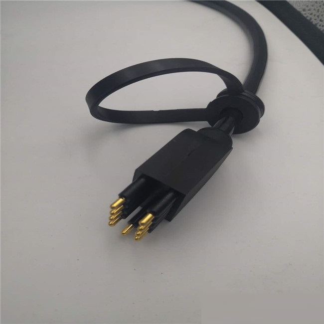 Subconn waterproof 9 pin right angle rov electric cable connector