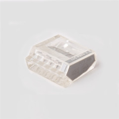 Universal transparent 24A quick 1 in 4 out terminal block connector