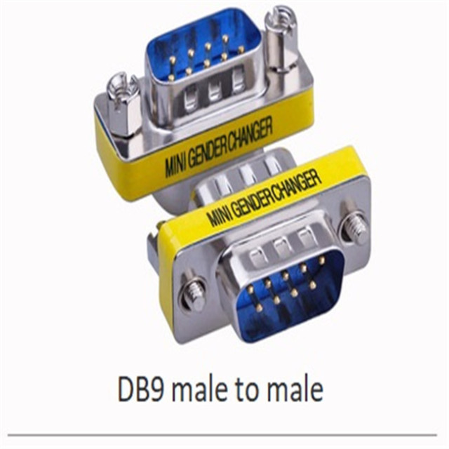 DB9 9pin gender changer adapter RS232 connector