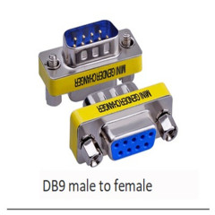 DB9 9pin gender changer adapter RS232 connector