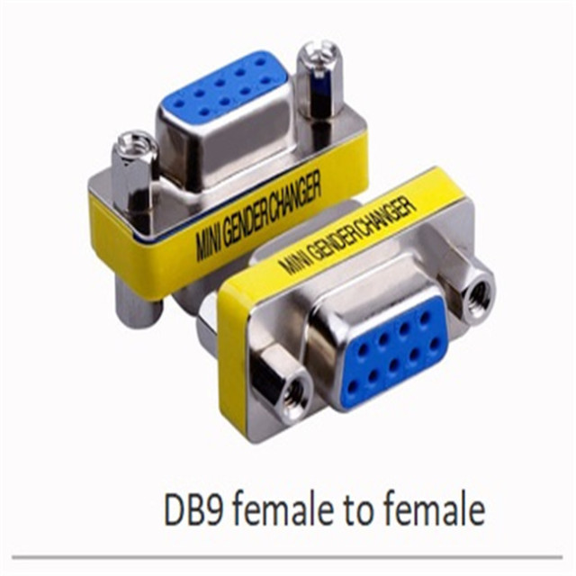 DB9 9pin gender changer adapter RS232 connector
