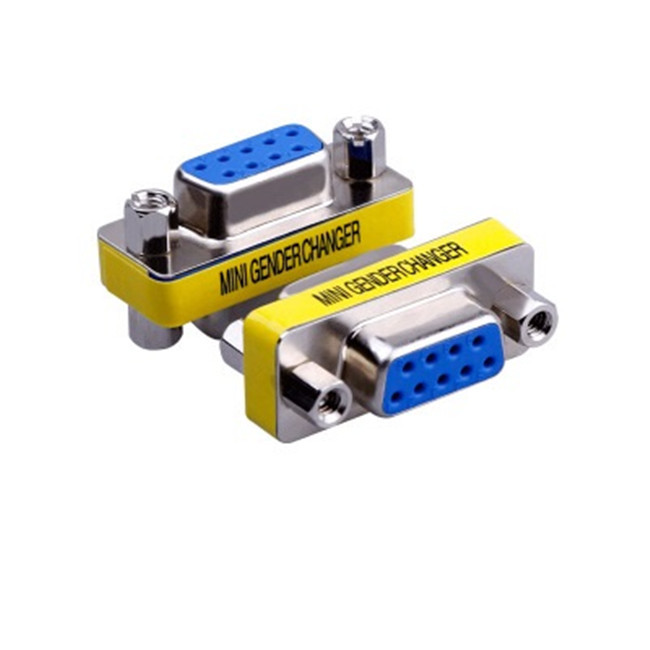 DB9 9pin gender changer adapter RS232 connector