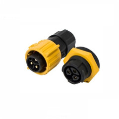 IP67 self-locking waterproof male female panel mount m19 connector plug