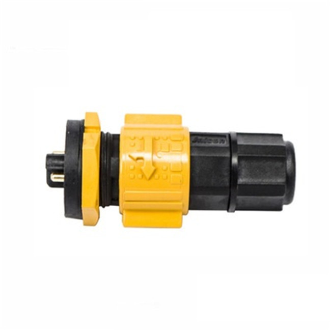 IP67 self-locking waterproof male female panel mount m19 connector plug