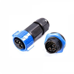 IP67 self-locking waterproof male female panel mount m19 connector plug