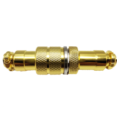 Factory price Aviator Connector gold plated GX16 aviation connector straight for mechanical keyboard diy