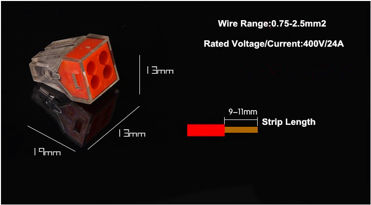 PCT-104 wire terminal block connector