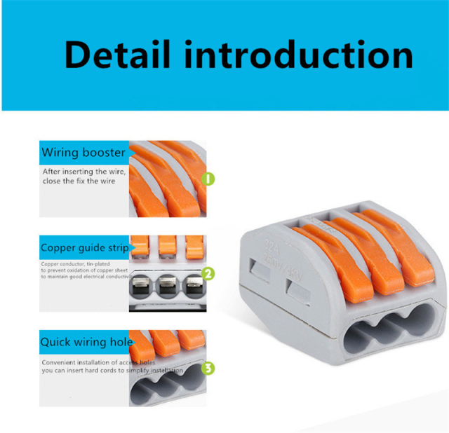PCT-213 terminal block wire connector