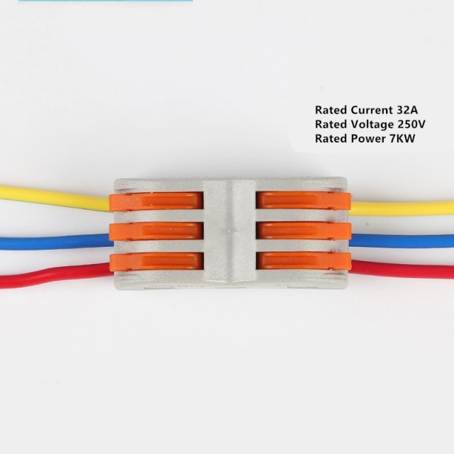 PCT-2-3 3 in 3 out level Universal Compact terminal block connector