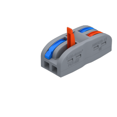 PCT222 2 in 2 out quick wire terminal block connector