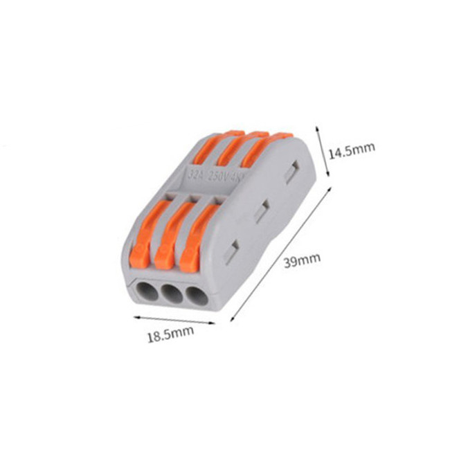 PCT-2-3 3 in 3 out level Universal Compact terminal block connector