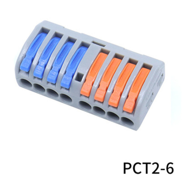 PCT2-6 screwless terminal wire connector