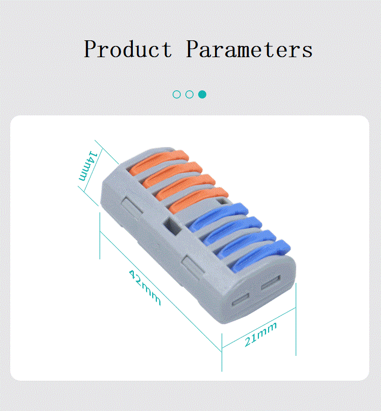 PCT2-6 screwless terminal wire connector