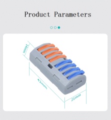 PCT2-6 screwless terminal wire connector