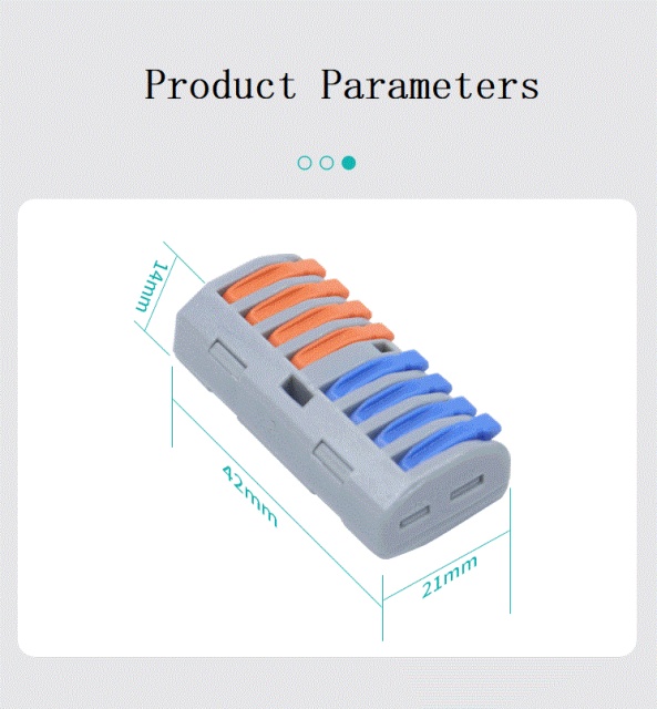PCT2-6 screwless terminal wire connector
