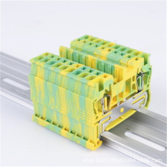 ST1.5-PE spring ground din rail terminal block connector