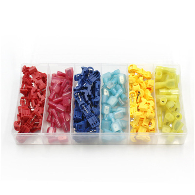 T-Tap series Insulated Quick Electrical Wire Connector 120pcs per box