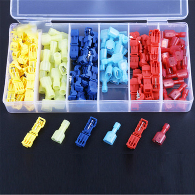 T-Tap series Insulated Quick Electrical Wire Connector 120pcs per box