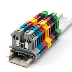 UK2.5B Universal Connector Free Combination Rail Screw Terminal Blocks