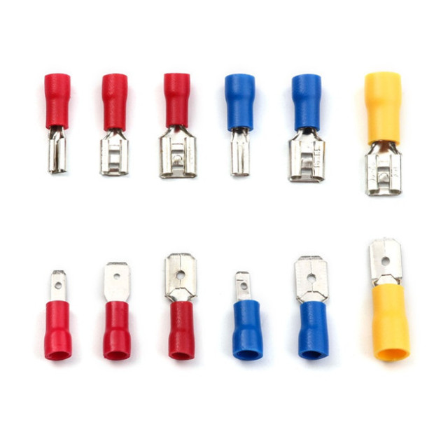 Spade Crimp Terminal Assorted Insulated Electrical Wire Connectors