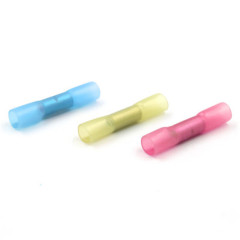 Blue heat shrink connectors