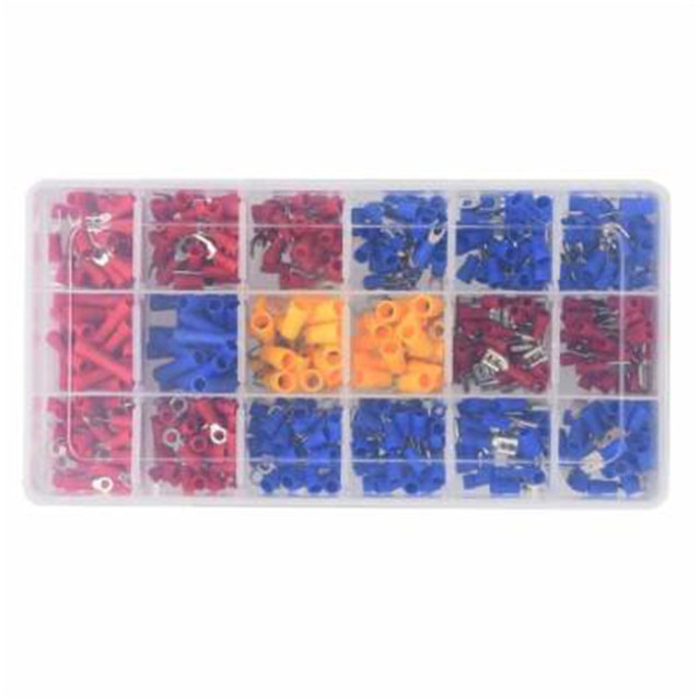 520PCS Mixed Quick Disconnect Electrical Insulated Butt Bullet Spade Terminal