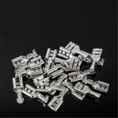 2.8mm/4.8mm/6.3mm Crimp Male Spade Terminal With Transparent Insulating Sleeves