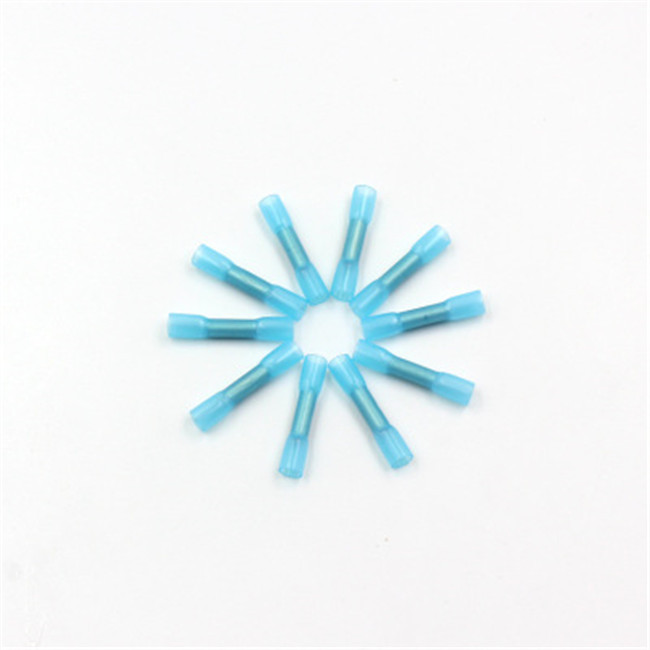 Blue heat shrink connectors