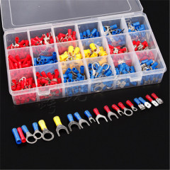 520PCS Mixed Quick Disconnect Electrical Insulated Butt Bullet Spade Terminal