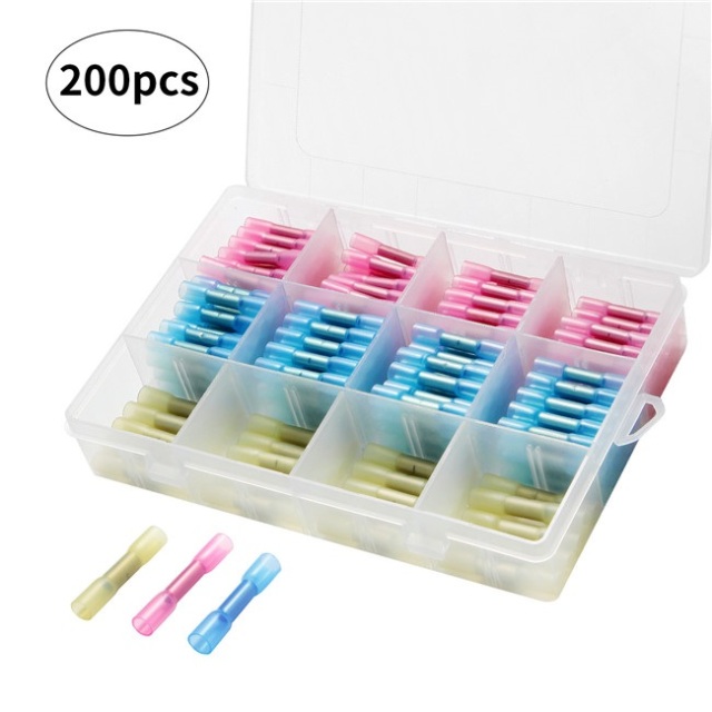 BHT Assorted Crimp Terminals Electrical Heat Shrink Wire Connectors