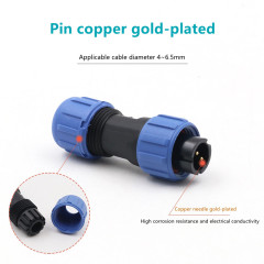 IP68 Weipu SP11 threaded Panel Mount wire connector