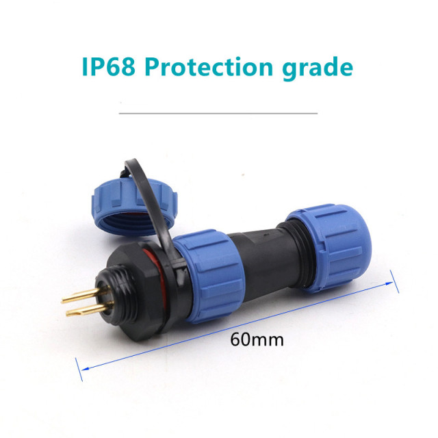 IP68 Weipu SP11 threaded Panel Mount wire connector