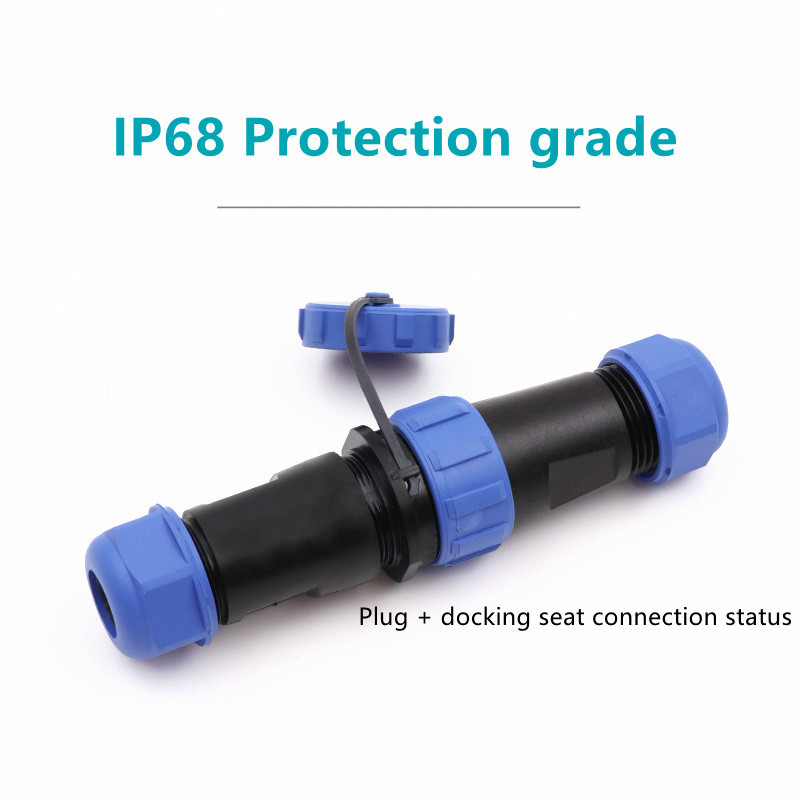SP2110/P2 SP2111/S2 led waterproof connectors sp21 2 pin male and female connector