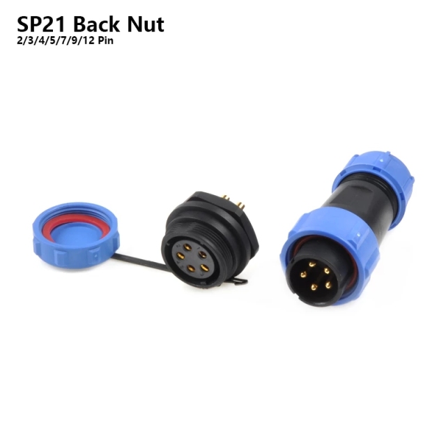 Weipu SP2110/P2 SP2112/S2 waterproof sp21 panel mount wire connector