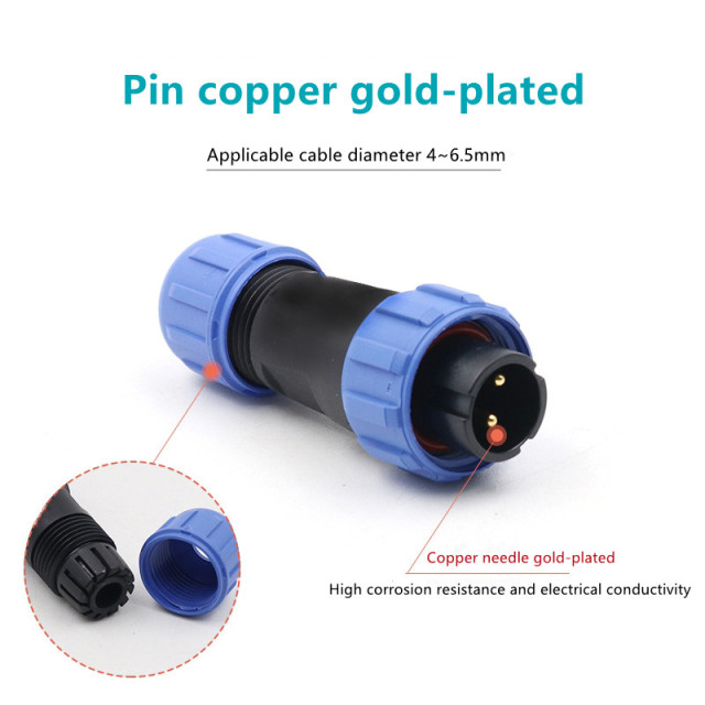 Weipu SP1310/P2 SP1312/S2 Ip68 waterproof connector