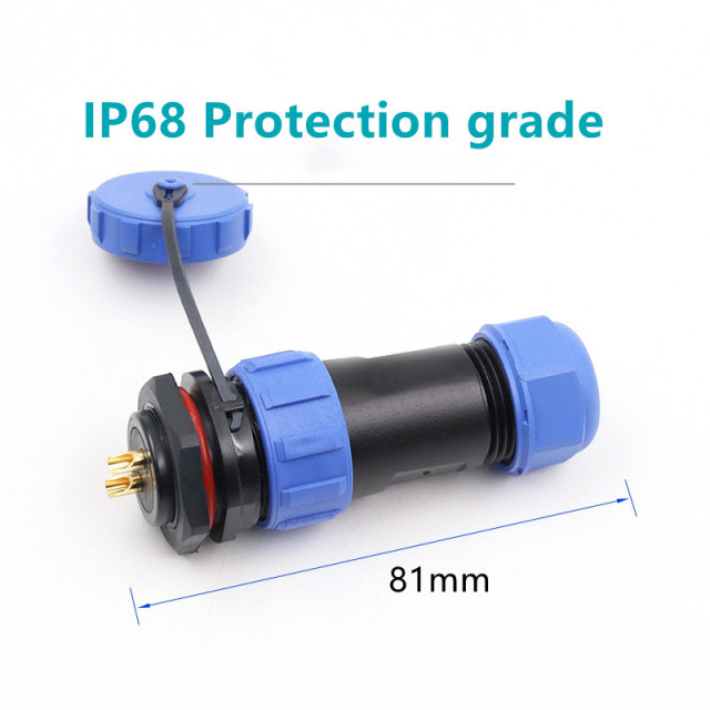 SP2110/P2 SP2111/S2 led waterproof connectors sp21 2 pin male and female connector