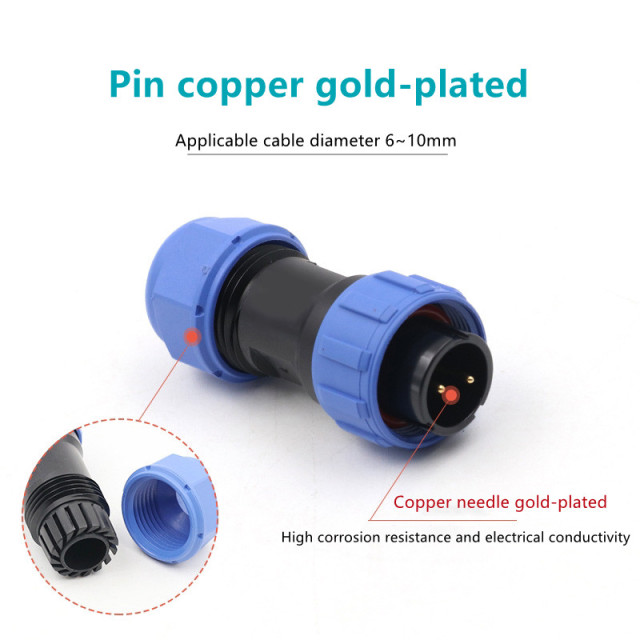 Weipu SP1710/P2 SP1712/S2 ip68 SP17 waterproof dustproof connectors