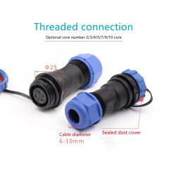 Weipu SP1710/P2 SP1712/S2 ip68 SP17 waterproof dustproof connectors
