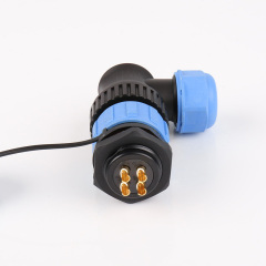 Weipu IP68 SP2910/P4 SP2912/S4 panel mount angle Cable connector