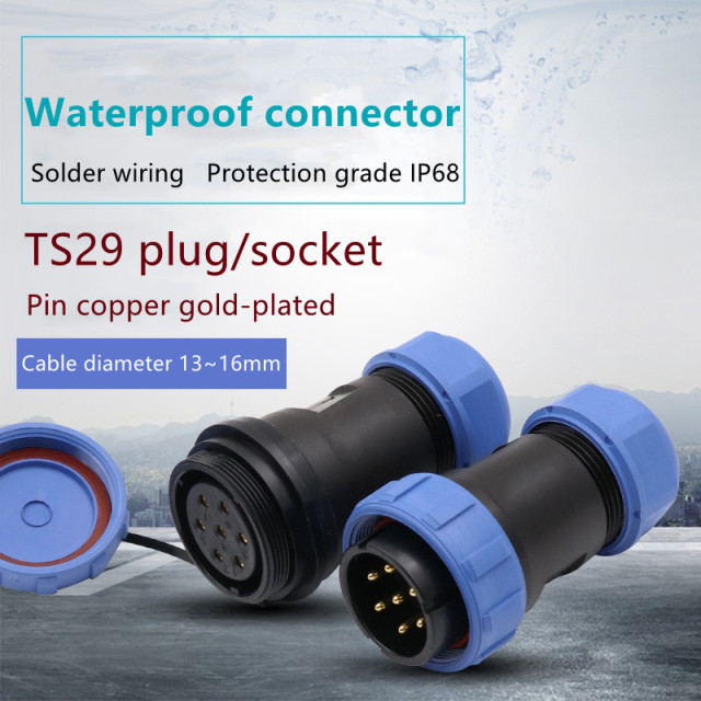 Weipu Ip68 SP29 SP2910/P7 SP2911/S7 cable connector