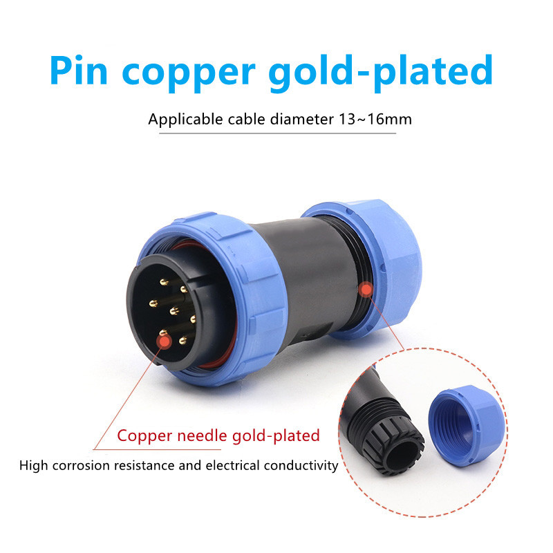 Weipu Ip68 SP29 SP2910/P7 SP2911/S7 cable connector